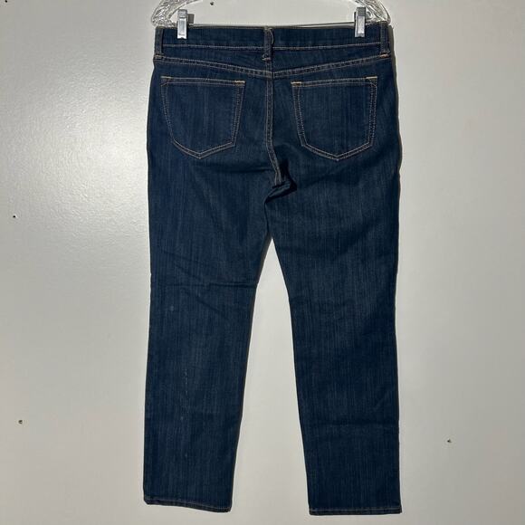 OLD NAVY The Diva Taper Ankle Dark Blue Denim Casual Jeans Women’s Size 6 Short - Picture 4 of 7
